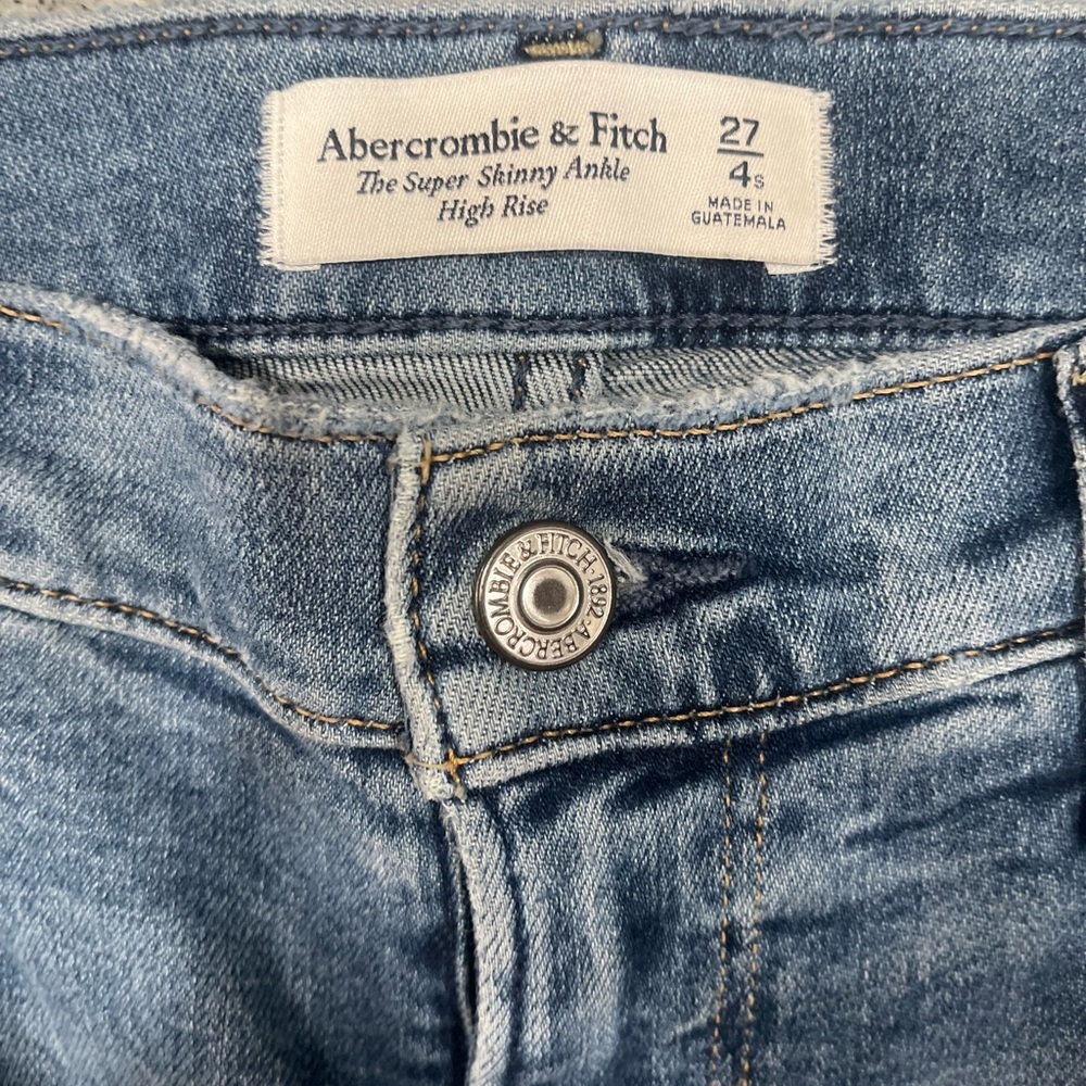 Abercrombie Super Skinny Ankle High Rise